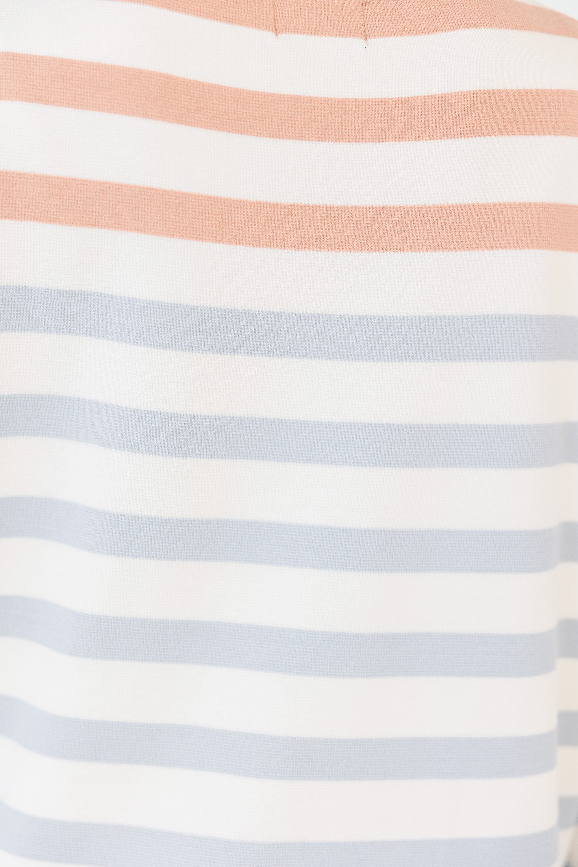 Make Your Day Taupe Brown Striped Sweater